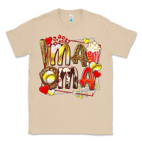 Mushroom mama softball baseball with popcorn Classic Tee - texasbilliewilder