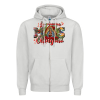 Dove Grey la mama mos chingona Zipper Hoodie - CTS Tumbler Store
