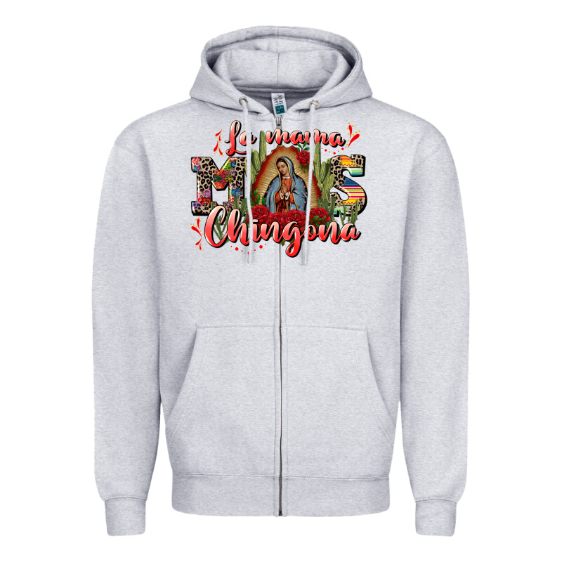 La Mama Mos Chingona Zipper Hoodie by CTS Tumbler Store | Teevron