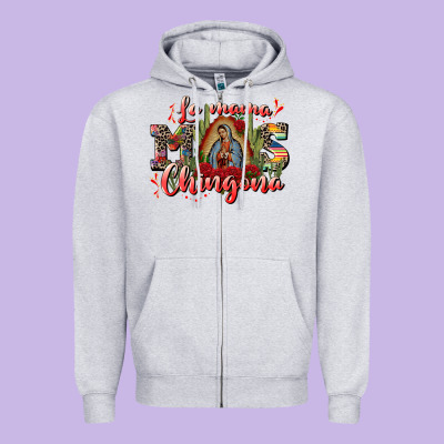 La Mama Mos Chingona Zipper Hoodie Designed By Cts Tumbler Store
