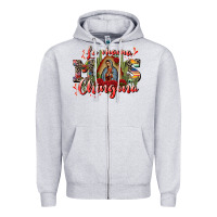 Heather Grey la mama mos chingona Zipper Hoodie - CTS Tumbler Store