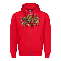 Red la mama mos chingona Zipper Hoodie - CTS Tumbler Store