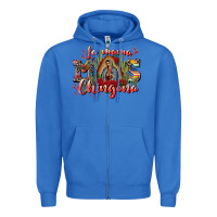 True Royal la mama mos chingona Zipper Hoodie - CTS Tumbler Store