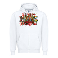 White la mama mos chingona Zipper Hoodie - CTS Tumbler Store