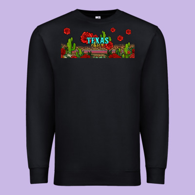 Texas Chica Premium Sweatshirt Designed By Jasminsmagicworld