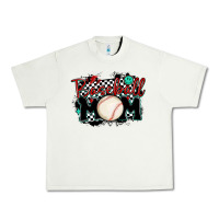 Pistachio baseball mom Urban Heavy Tee - MaliasSmallBusiness