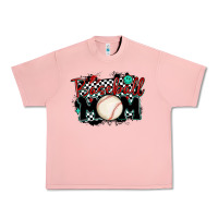Salmon baseball mom Urban Heavy Tee - MaliasSmallBusiness