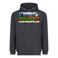 Smoke merry christmas with santa claus license plate Heavyweight Hoodie - BundleAndBundleShop