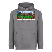 Storm merry christmas with santa claus license plate Heavyweight Hoodie - BundleAndBundleShop