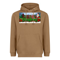 Toasted Coconut merry christmas with santa claus license plate Heavyweight Hoodie - BundleAndBundleShop