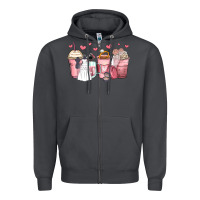 Smoke wedding bride coffee cups Zipper Hoodie - Zillion Design Studio
