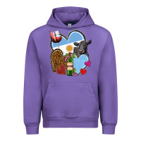 Tulip Argentina hearts Urban Hoodie - NancyCooperArtShop