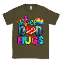 Army Green free dad hugs Classic Tee - Zillion Design Studio