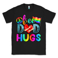 Black free dad hugs Classic Tee - Zillion Design Studio