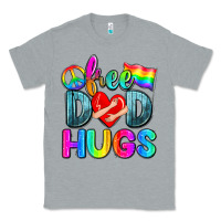 Heather Grey free dad hugs Classic Tee - Zillion Design Studio