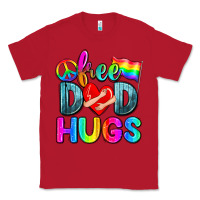 Red free dad hugs Classic Tee - Zillion Design Studio