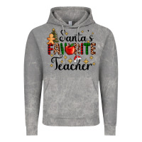 Cloud Rock santa's favorite teacher Vintage Hoodie - AdoDesignShop