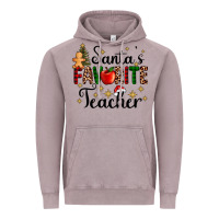 Vintage Zinc santa's favorite teacher Vintage Hoodie - AdoDesignShop