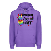 Purple gay pride Premium Hoodie - MaliasSmallBusiness