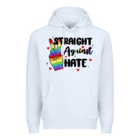 White gay pride Premium Hoodie - MaliasSmallBusiness