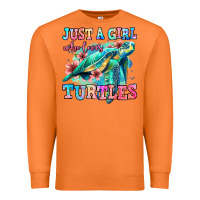 Carrot just a girl who loves turtles Premium Sweatshirt - Jasminsmagicworld