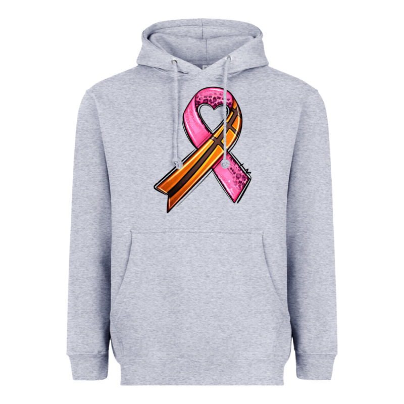 Breast Cancer Sport Ribbons Heavyweight Hoodie by AdoDesignShop | Teevron