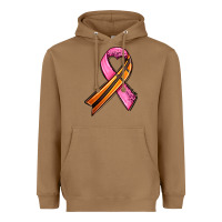 Toasted Coconut breast cancer sport ribbons Heavyweight Hoodie - AdoDesignShop
