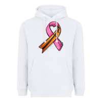 White breast cancer sport ribbons Heavyweight Hoodie - AdoDesignShop