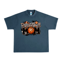 Midnight Navy basketball mom Urban Heavy Tee - MaliasSmallBusiness