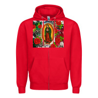 Lady Of Guadalupe Zipper Hoodie | Teevron