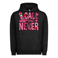Pigment Black call me never Urban Hoodie - NancyCooperArtShop