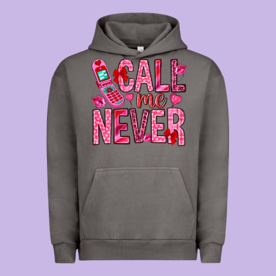 Call Me Never Urban Hoodie Designed By Nancycooperartshop