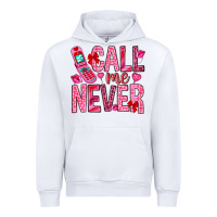 White call me never Urban Hoodie - NancyCooperArtShop
