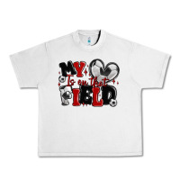 Lunar Rock my heart is on that field soccer Urban Heavy Tee - MaliasSmallBusiness