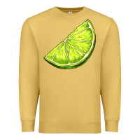 Antique Gold lime for gin Premium Sweatshirt - AdoDesignShop
