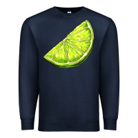 Navy lime for gin Premium Sweatshirt - AdoDesignShop