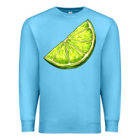 Ocean Blue lime for gin Premium Sweatshirt - AdoDesignShop