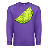 Purple lime for gin Premium Sweatshirt - AdoDesignShop