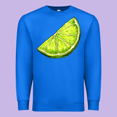 Lime For Gin Premium Sweatshirt Designed By Adodesignshop