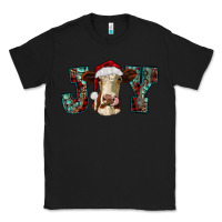 Black christmas joy with heifer cow Classic Tee - RanaPortraitStore