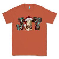 Copper christmas joy with heifer cow Classic Tee - RanaPortraitStore
