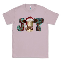 Lilac christmas joy with heifer cow Classic Tee - RanaPortraitStore