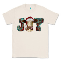 Natural christmas joy with heifer cow Classic Tee - RanaPortraitStore