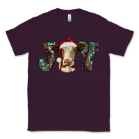 Plum christmas joy with heifer cow Classic Tee - RanaPortraitStore