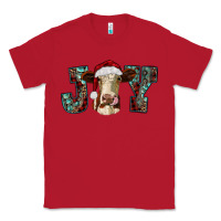 Christmas Joy With Heifer Cow Classic Tee | Teevron