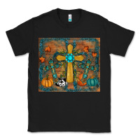 Black fall cross tumbler Classic Tee - RanaPortraitStore