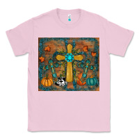 Bubblegum Pink fall cross tumbler Classic Tee - RanaPortraitStore