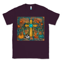 Plum fall cross tumbler Classic Tee - RanaPortraitStore