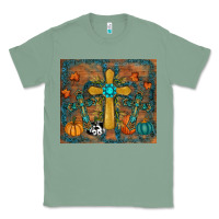 Sage fall cross tumbler Classic Tee - RanaPortraitStore