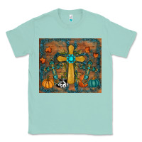 Seafoam fall cross tumbler Classic Tee - RanaPortraitStore